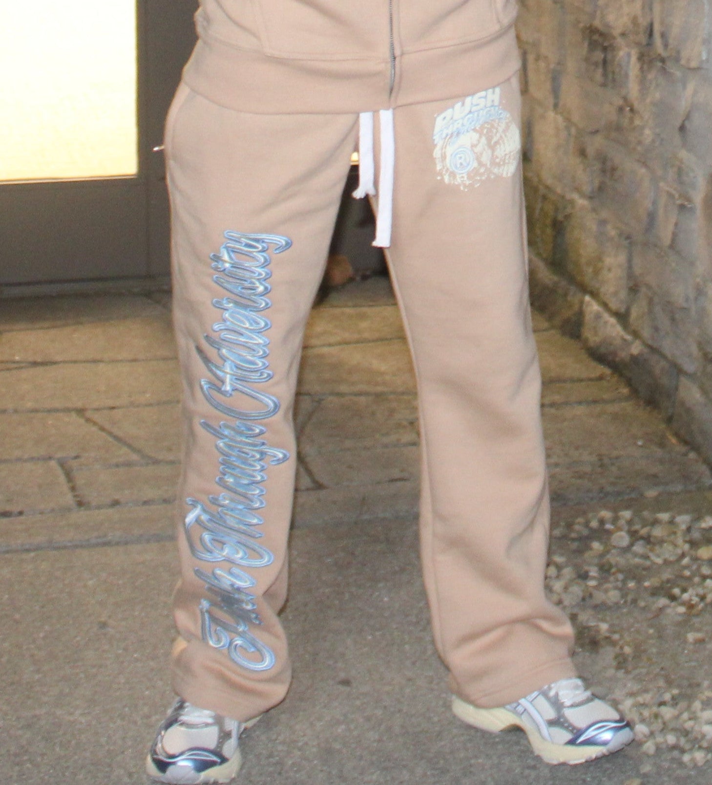 Tan PTA Flare Sweatpants